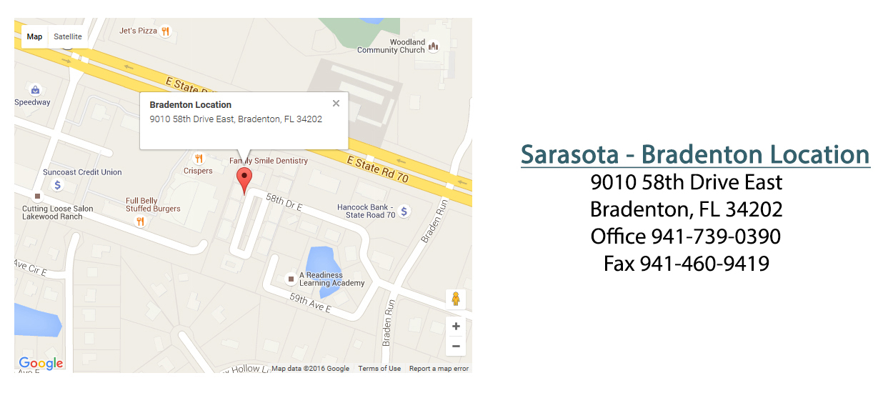  Bradenton Office Map